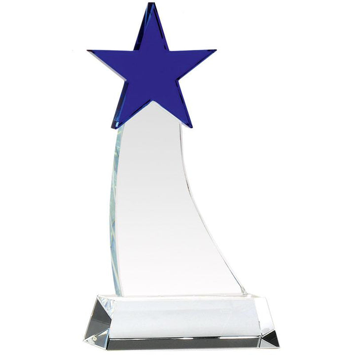 KK113 - Aquarius Star Glass Award (22cm)