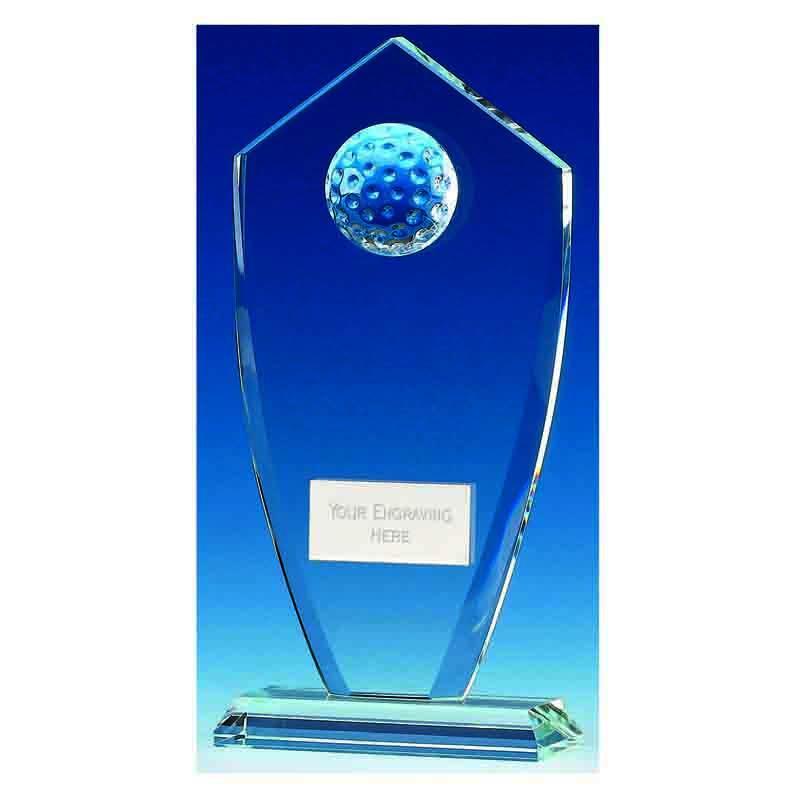 KM004 - Foundation Peak Glass Golf Trophy