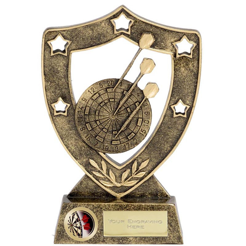 N01018 - Shield Star Darts Trophy (2 Sizes)