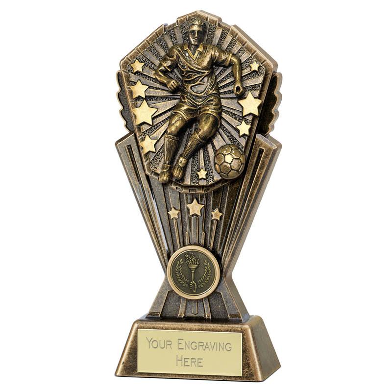 Cosmos Male Footballer Trophy (2 Sizes)