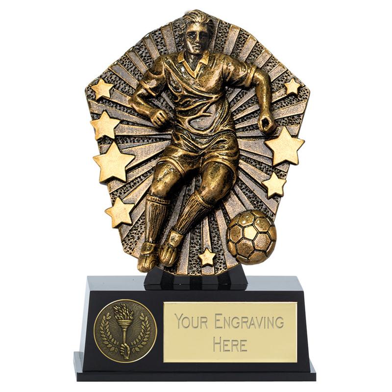 PK137 - Mini Cosmos Football Trophy (12.5cm)
