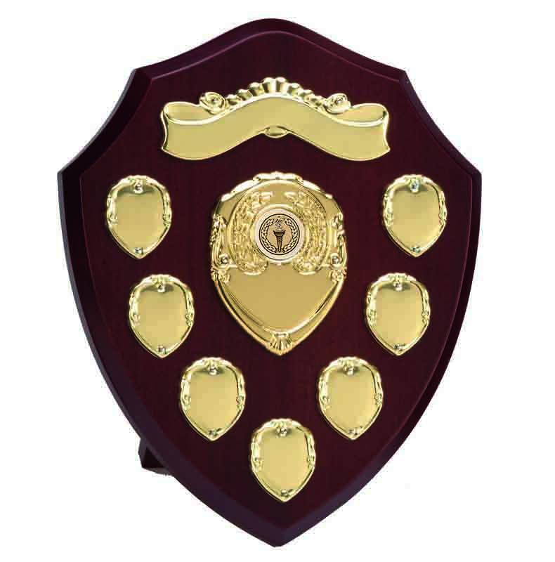W281G - 10" Gold Triumph Annual Shield