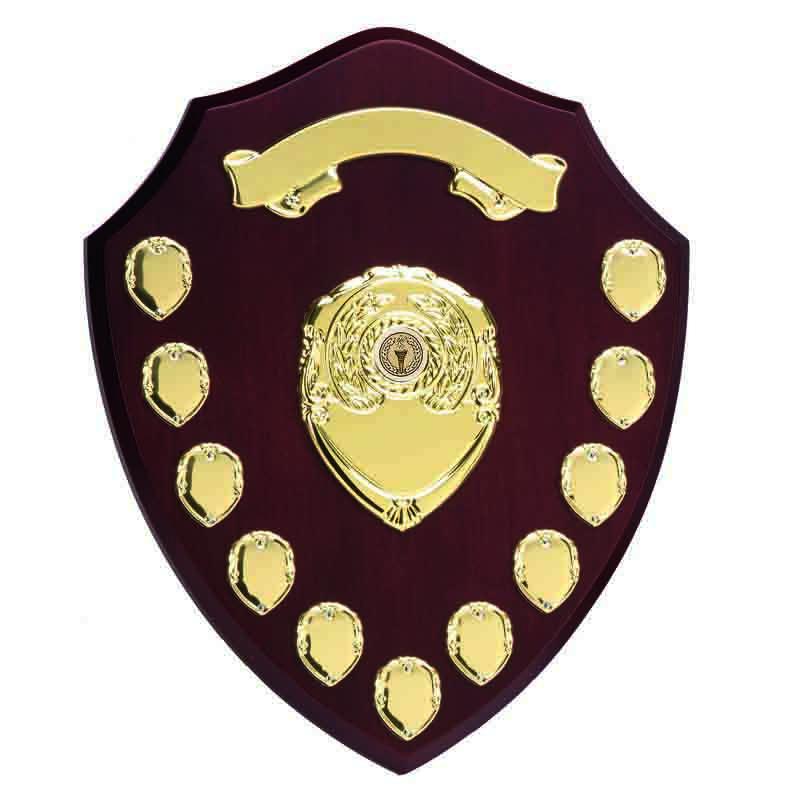 W283G - 14" Gold Triumph Annual Shield